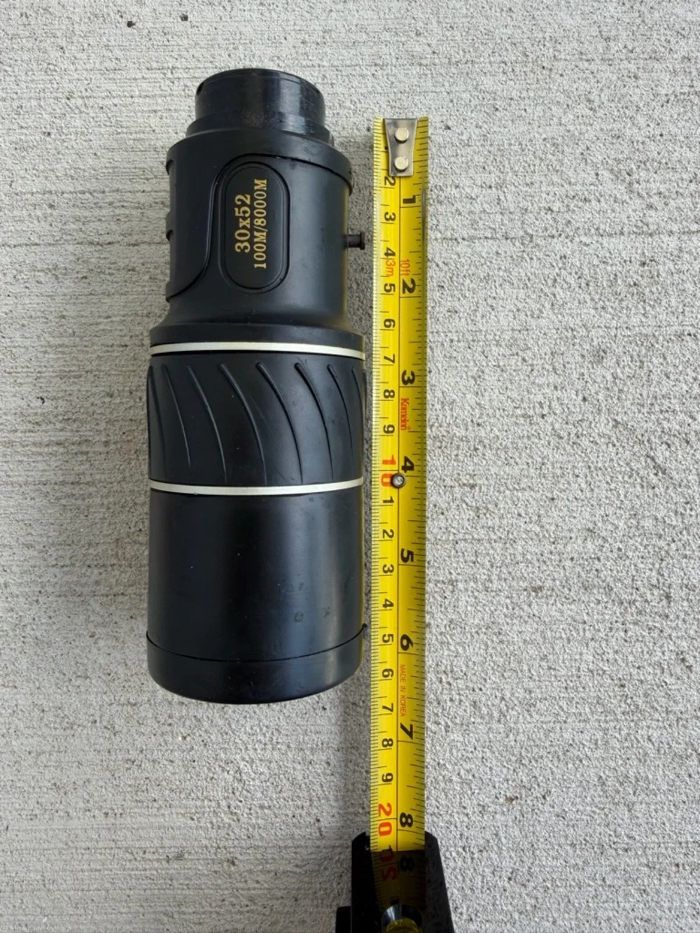 SHENGZHU 30x52 Monocular Telescope Day & Night Field 22° Black 6.5”SpottingScope